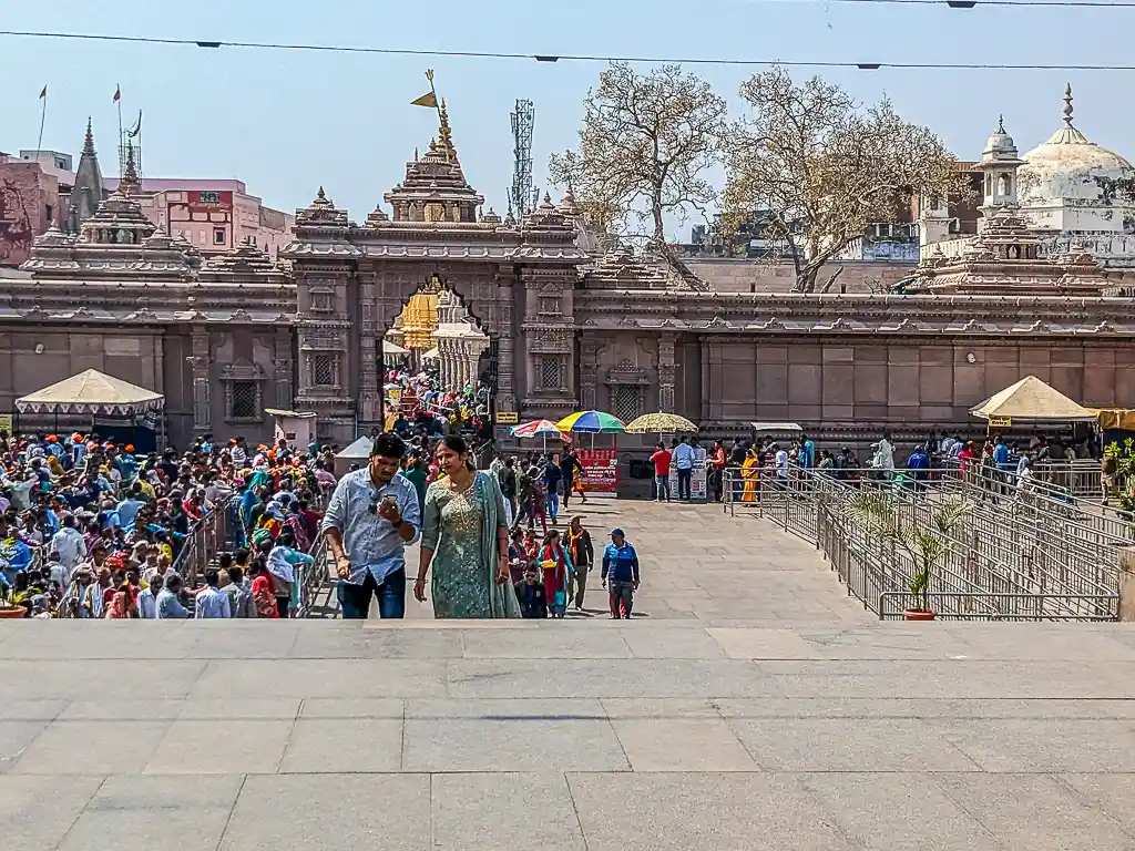 Kashi Vishwanath Temple, one of the most sacred Banaras places dedicated to Lord Shiva.