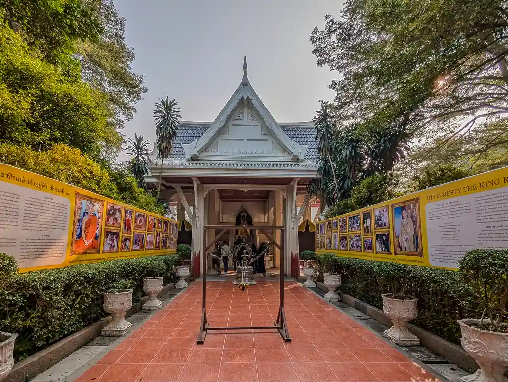 Wat Thai Temple, Kushinagar Wat Thai Temple, a serene Buddhist monastery in Kushinagar, reflecting Thai architectural beauty.